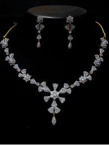 CZ Necklace Set